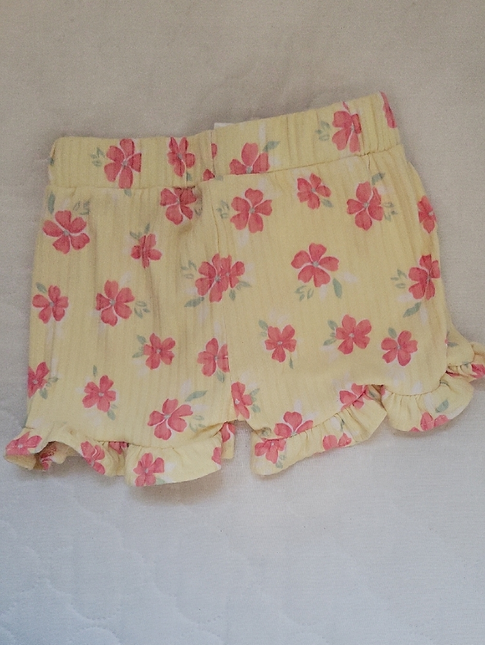 Yellow Floral Ruffle Set - Picture 2 of 4